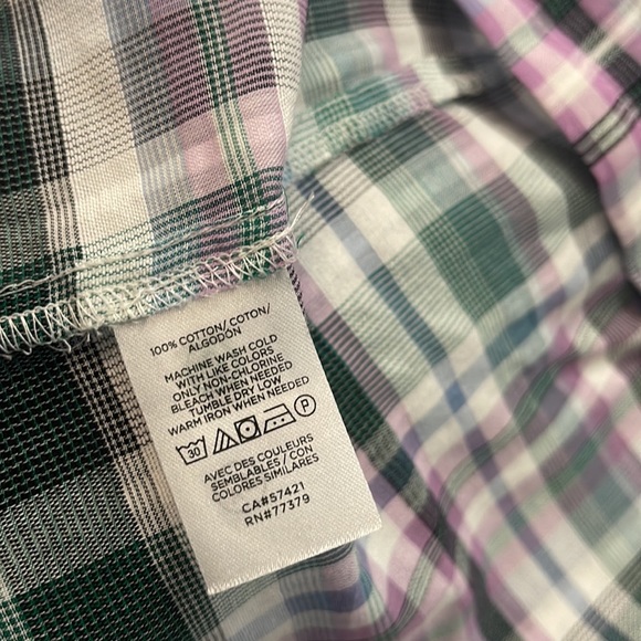 Ann Taylor plaid cotton set ruffle skirt and top medium and sz 6 - Picture 12 of 12